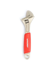 LLAVE INGLESA 10- 250MM MANGO RECUBIERTO ROJO MADER