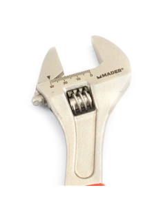 LLAVE INGLESA 10- 250MM MANGO RECUBIERTO ROJO MADER 2