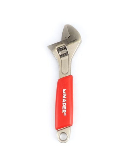 LLAVE INGLESA 8- 200MM MANGO RECUBIERTO ROJO MADER