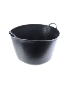 CUBETA REDONDA FLEXIBLE 52 LITROS NEGRO MADER