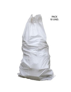 PACK 10 BOLSAS DE ESCOMBROS DE RAFIA 85X55CM 25KG SUNGARDEN
