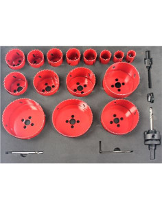 JUEGO 20 PCS CORONAS BI-METAL MADER 2