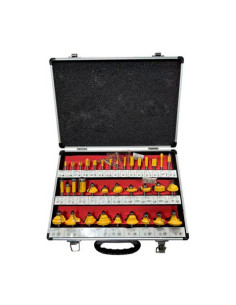 JUEGO 35 PCS FRESAS 6MM PARA MADERA BLIM