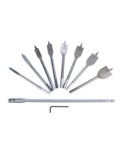 JUEGO DE 10 UNIDADES DE BROCAS 3 PUNTAS SAURIUM 2