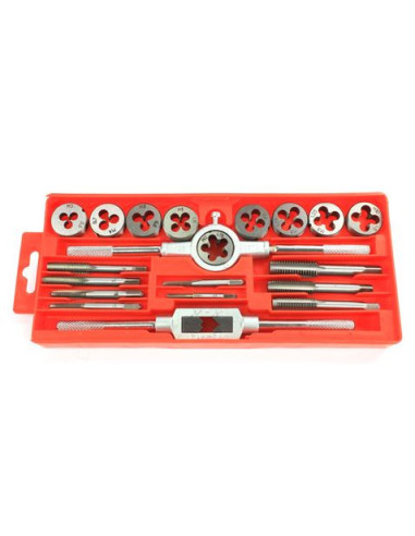 JUEGO MACHOS Y COJINETES 20 PCS MADER