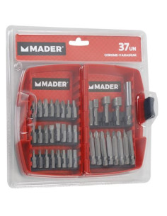JUEGO VASOS Y PUNTAS 37 PCS CRV MADER 2