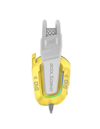 AURICULAR GAMING G10 | XBOX | PS5 | PS4 | SWITCH | PC | AMARILLO COOLSOUND