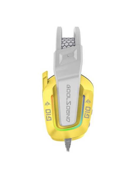 AURICULAR GAMING G10 | XBOX | PS5 | PS4 | SWITCH | PC | AMARILLO COOLSOUND