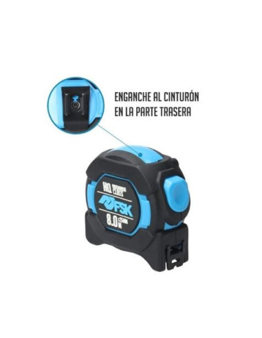 FLEXOMETRO SERIE HQ. 8MX25MM DOBLE CARA FONTASTOCK