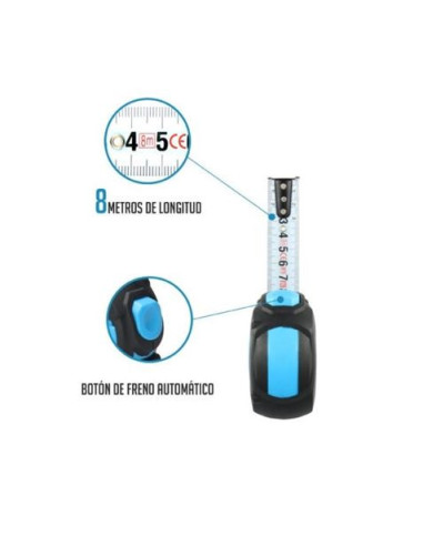 FLEXOMETRO SERIE HQ. 8MX25MM DOBLE CARA FONTASTOCK