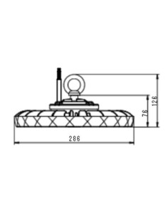 LAMPARA LED UFO 150W 6000K ELBAT 2