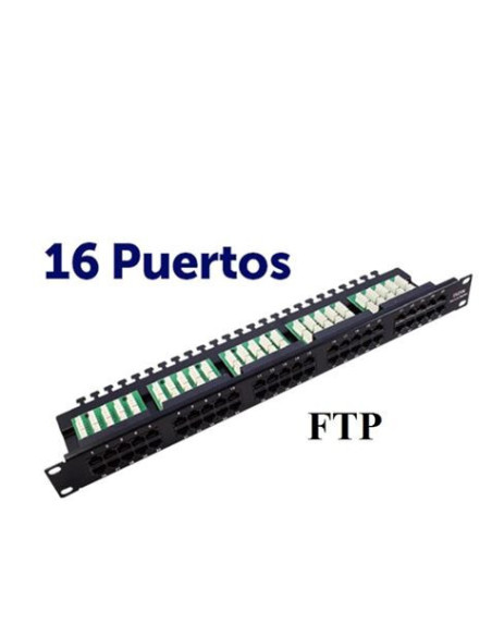 PANEL PARCHEO 16P KRONE 19 FTP CAT 6 CROMAD