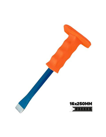 CINCEL CORTAFRÍO PLANO 16X250MM CON PROTECTOR BLIM