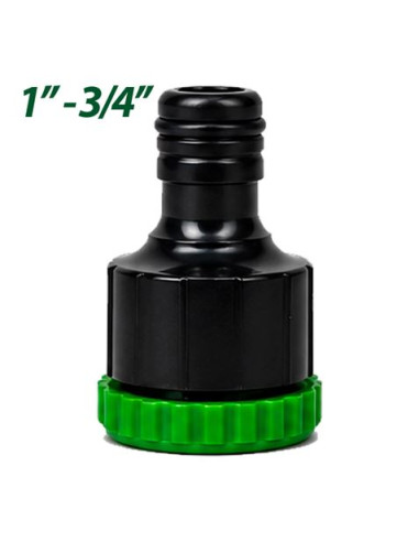 ADAPTADOR DE GRIFO 1\" - 3/4\" PARA RIEGO SUNGARDEN