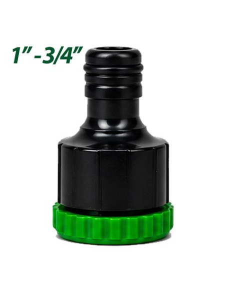 ADAPTADOR DE GRIFO 1\" - 3/4\" PARA RIEGO SUNGARDEN