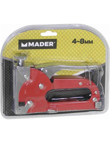 GRAPADORA 4-8MM, 200 GRAPAS MADER