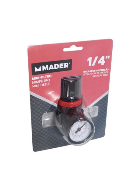 MINI FILTRO REGULADOR DE PRESIÓN, 1/4, RP182 MADER
