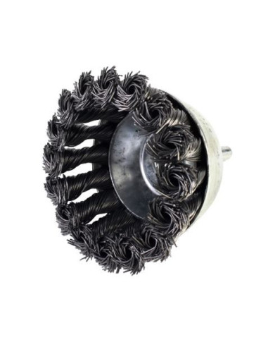 CEPILLO CIRCULAR COPA ALAMBRE TRENZADO 75MM SINDEX