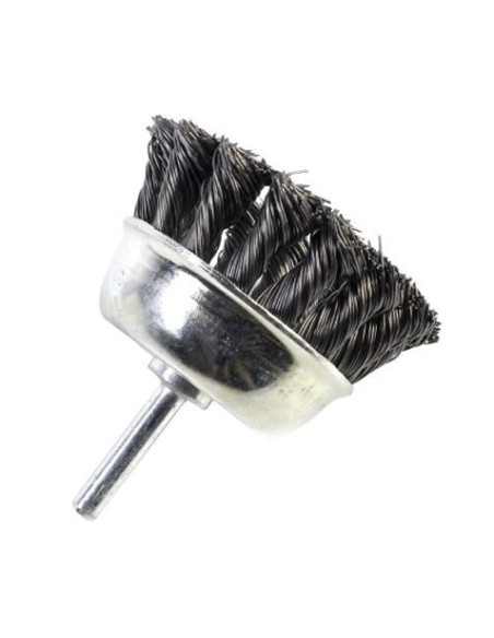 CEPILLO CIRCULAR COPA ALAMBRE TRENZADO 75MM SINDEX