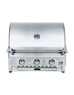 BARBACOA DE GAS INOX PRO 3 FUEGOS SOBREMESA MUVIP 2
