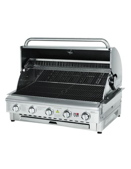 BARBACOA DE GAS INOX PRO 5 FUEGOS SOBREMESA MUVIP