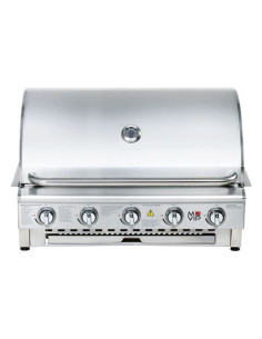 BARBACOA DE GAS INOX PRO 5 FUEGOS SOBREMESA MUVIP 2