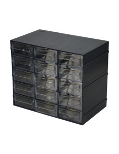 MUEBLE ORGANIZADOR PLASTICO 228X140X190MM CON 15 CAJONES ARTPLAST 2