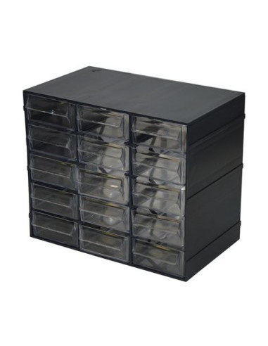 MUEBLE ORGANIZADOR PLASTICO 228X140X190MM CON 15 CAJONES ARTPLAST
