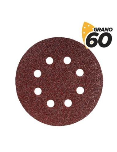 PACK 10 LIJAS 125MM GRANO 60 PARA MODELO BL0150 BLIM