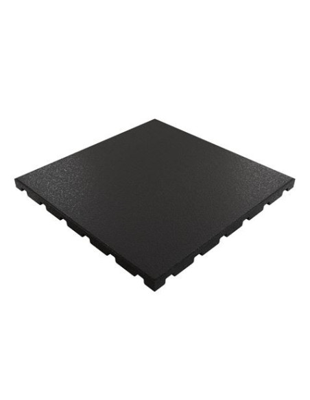 BALDOSA DE CAUCHO ANTITRAUMA 400X400X25MM COLOR LADRILLO ROJO ARTPLAST