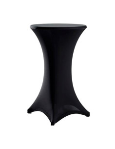 FUNDA PARA MESA DE COCTEL 110X80 NEGRA SUNGARDEN