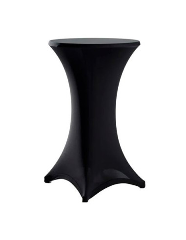 FUNDA PARA MESA DE COCTEL 110X80 NEGRA SUNGARDEN