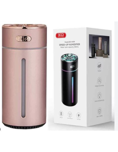 HUMIDIFICADOR PORTATIL CON RGB HF09 ROSA XO