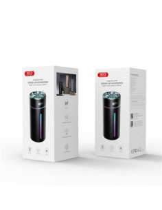HUMIDIFICADOR PORTATIL CON RGB HF09 PLATA XO 2