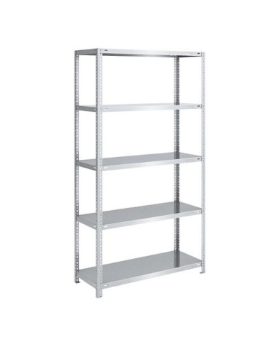 ESTANTERIA ACERO GALVANIZADO 5 BALDAS 90X30X180CM BLIM