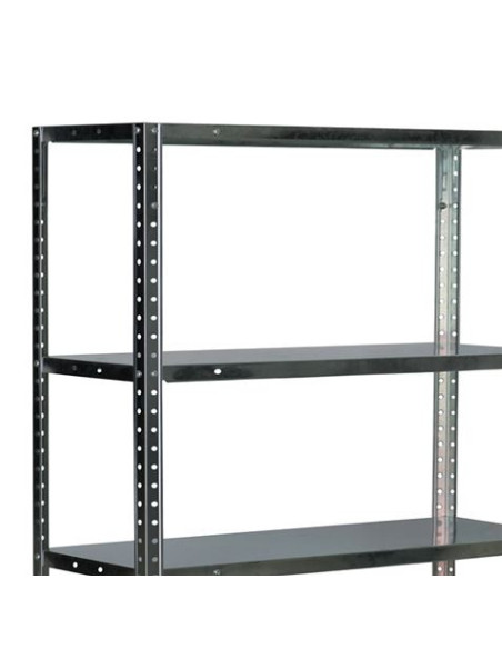 ESTANTERIA ACERO GALVANIZADO 5 BALDAS 90X30X180CM BLIM