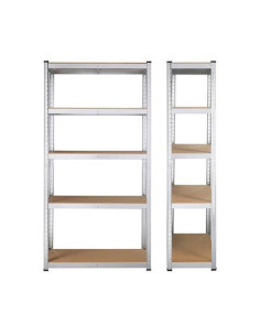 ESTANTERIA GALVANIZADA 5 BALDAS 180X90X40CM BLIM 2