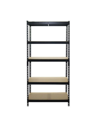 ESTANTERIA METÁLICA NEGRA 5 BALDAS 183X90X45CM BLIM