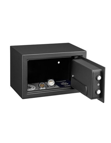 CAJA FUERTE ELECTRÓNICA CON DETECTOR DE HUELLA 200X310X200MM CROMAD