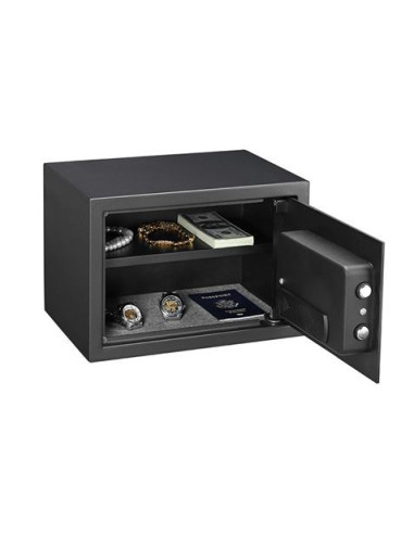 CAJA FUERTE ELECTRÓNICA CON DETECTOR DE HUELLA 250X350X250MM CROMAD