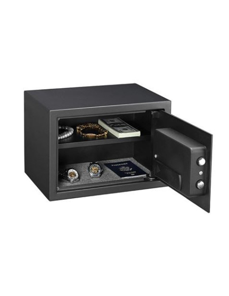 CAJA FUERTE ELECTRÓNICA CON DETECTOR DE HUELLA 250X350X250MM CROMAD