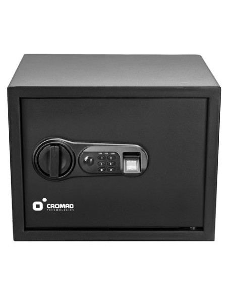 CAJA FUERTE ELECTRÓNICA CON DETECTOR DE HUELLA 300X380X300MM CROMAD