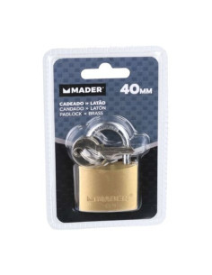 CANDADO LATON, 40 MM MADER