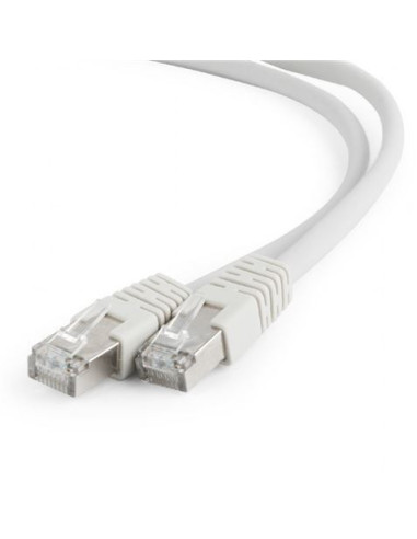 CABLE DE RED FTP CAT6 0.5M GRIS CLARO CROMAD