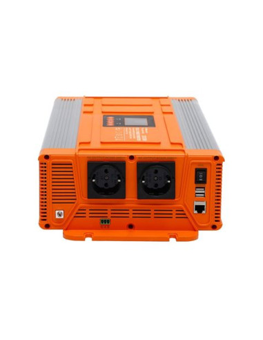 CONVERTIDOR DE CORRIENTE ONDA PURA CON PANTALLA LCD 3000W ELBAT