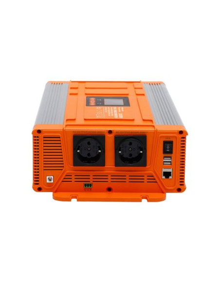 CONVERTIDOR DE CORRIENTE ONDA PURA CON PANTALLA LCD 3000W ELBAT