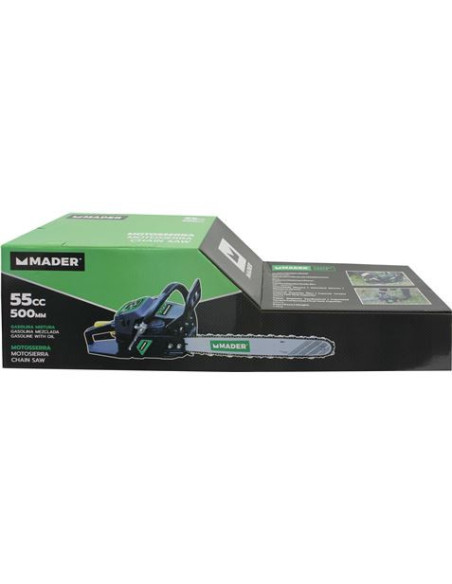 MOTOSIERRA DE GASOLINA 55 CC, 500MM MADER