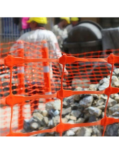 MALLA DE SEÑALIZACIÓN NARANJA 80GRS/M2 1X50 METROS SUNGARDEN