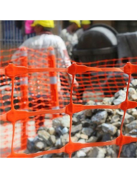 MALLA DE SEÑALIZACIÓN NARANJA 80GRS/M2 1X50 METROS SUNGARDEN