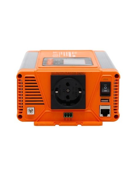 CONVERTIDOR DE CORRIENTE ONDA PURA CON PANTALLA LCD 500W ELBAT